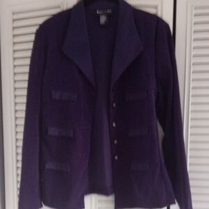 Elegant Women's Purple Blazer